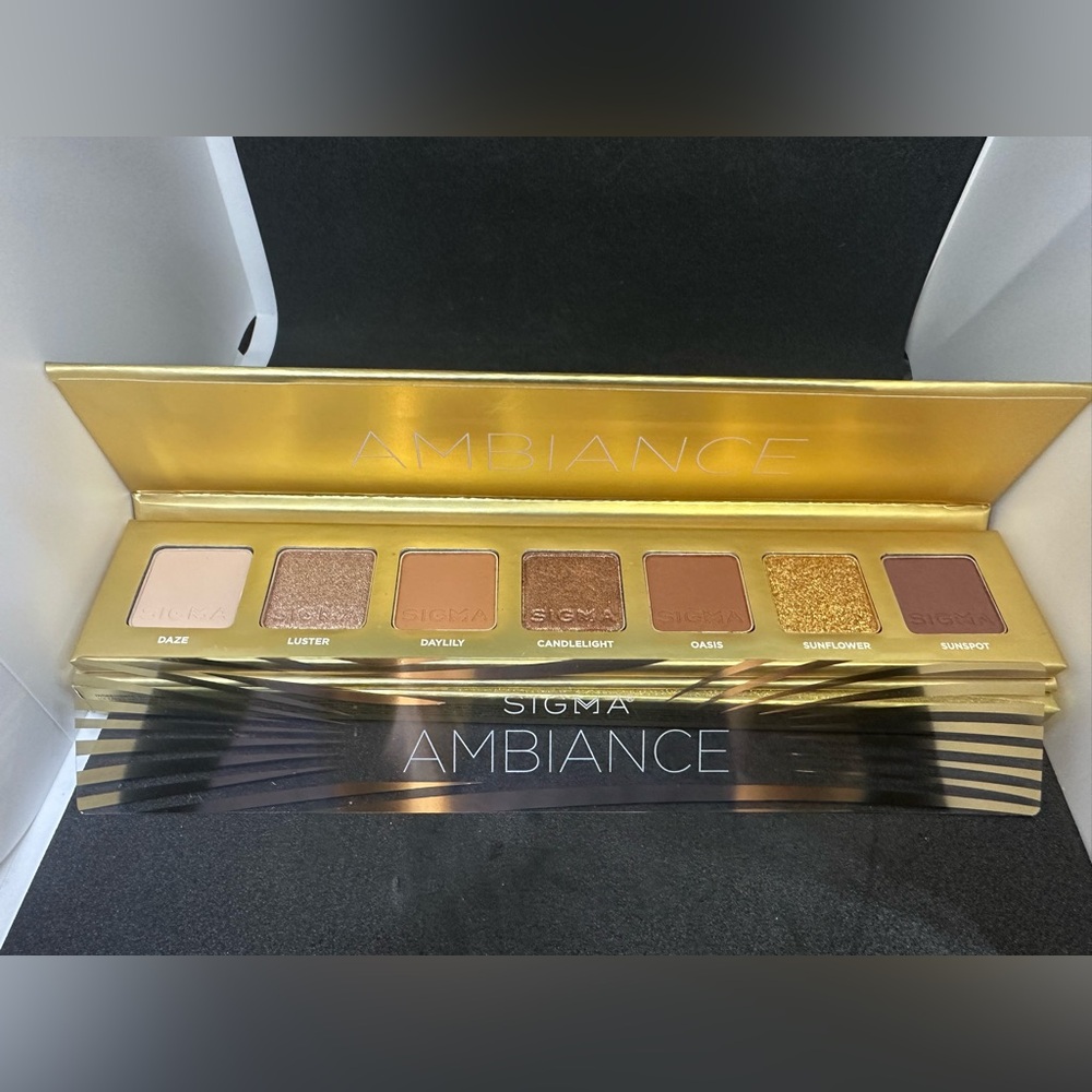 🆕 Sigma Beauty 💛🤎Ambiance mini Eyeshadow Palette 🤎💛 ✨new in box unused✨